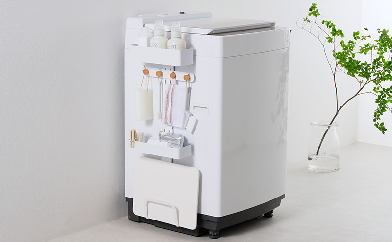 洗濯機横ラック ランドリーラック アイリスオーヤマ LMR-300 ホワイト 洗濯機 マグネット収納 隙間収納 ランドリーマルチラック 洗濯機ラック ランドリー収納 バスマット立て おしゃれ スリム 隙間 一人暮らし 洗面所 マグネット インテリア 