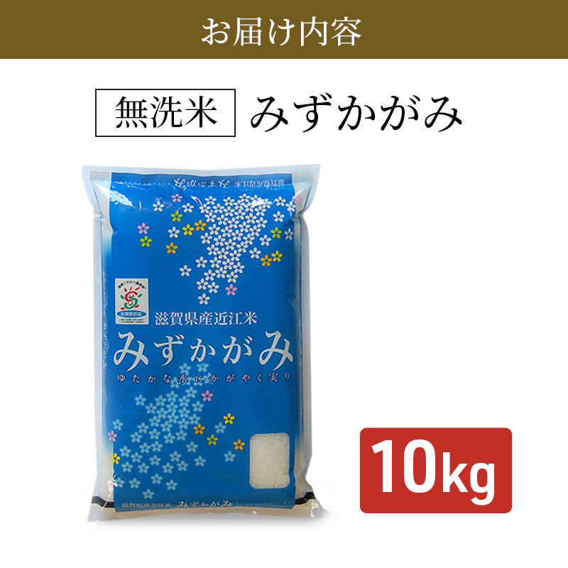 滋賀県豊郷町のふるさと納税 【9月末までの限定価格】【令和7年産新米】【先行受付開始】滋賀県産 みずかがみ BG無洗米 10kg 無洗米 お米 こめ おこめ 白米 2025年9月下旬より順次出荷 cp2509