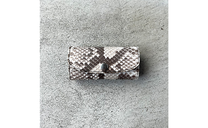 本革 キーケース ダイヤモンドパイソンレザー ファッション小物 イタリアンレザー プレゼント ギフト 