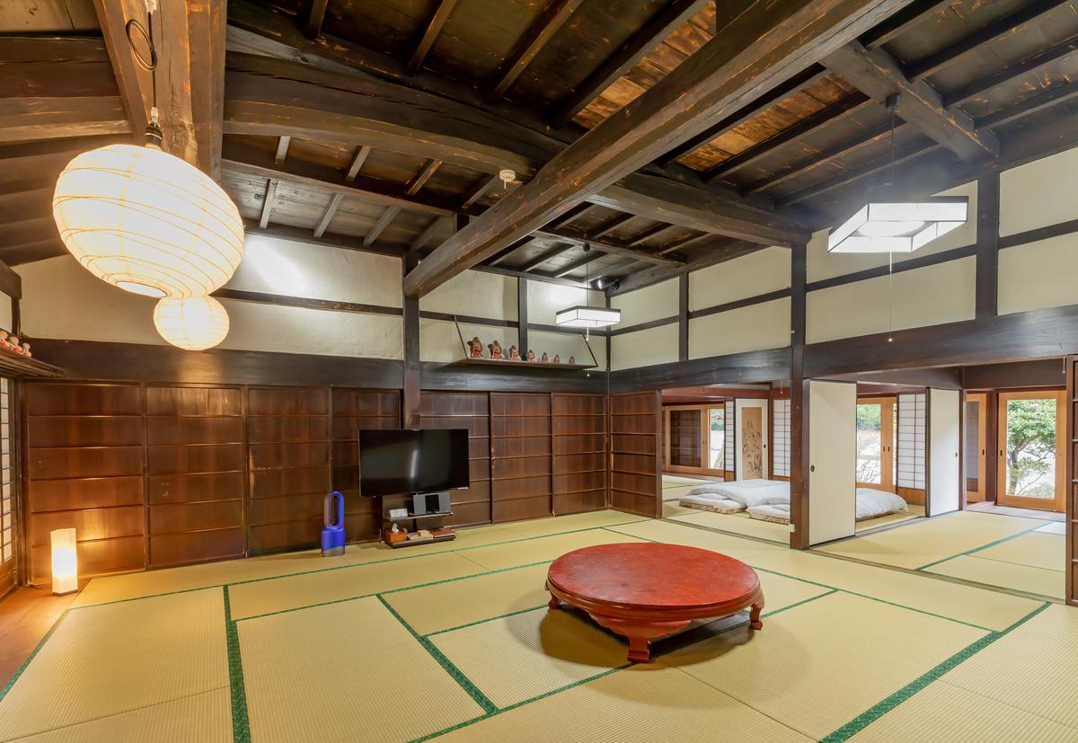 旅行 京都 料理旅館きぐすりや 別館じんだ 茅葺き古民家 古民家で昔ながらの囲炉裏を愉しむ♪ 囲炉裏鍋 ペア 宿泊プラン 関西 宿泊補助券 施設利用券 チケット 宿泊券 旅行券 宿泊 旅館 ホテル 囲炉裏 貸切風呂 古民家 