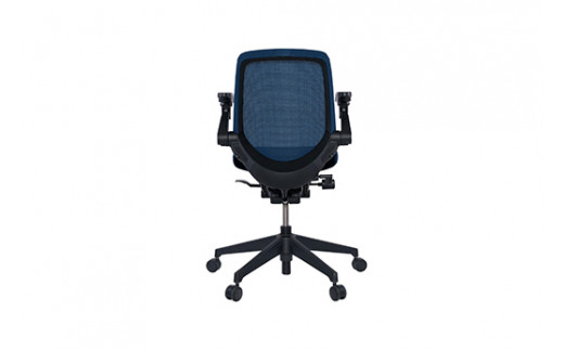 イトーキ ノートチェア ネイビーブルー オフィスチェア 【 nort / メッシュ・ローバック / ウレタン双輪キャスター / 3Dアームレスト / 快適な座り心地 モールドウレタン座面 / 通気性・メッシュ素材 / 抗ウイルス・抗菌加工の張地 / ベースカラー:ブラック / 完成品 / 日本製 / こだわりの品質 】 KJ187JVM1T1B2CF (KJ-187JVM1T1B2C)【EI092W】