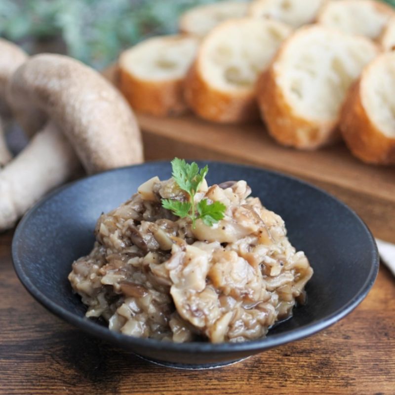 万能調味料 南仏のソース「とろっとうまみ 椎茸タプナード」100g×2個 プロヴァンス地方発祥のペースト【 オリーブ 椎茸 しいたけ きのこ 塩麹 にんにく しょっつる ソース ディップ 調味料 瓶詰 セット ギフト 国産 おつまみ ご飯のお供 秋田県 にかほ 】