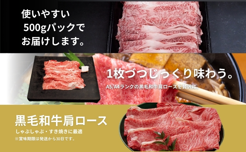 牛肉 京の肉 すき焼き しゃぶしゃぶ 肩ロース 500g A5 A4 京都産 黒毛和牛 霜降り 和牛 真空パック すき焼肉 すき焼き肉 すきやき しゃぶしゃぶ肉 お肉 牛 肉 国産 丹波産 ブランド 冷凍 京都 京都産黒毛和牛 