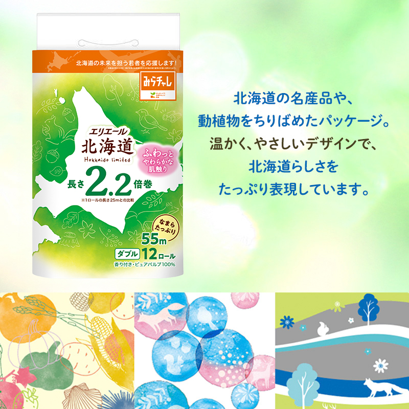 エリエール 収納に便利 コンパクト 〈アソート〉 なまらたっぷり 大容量 トイレットペーパー ティッシュ トイレ ボックスティッシュ 防災 ひとり暮らし 紙 常備品 備蓄品 消耗品 日用品 生活必需品 送料無料