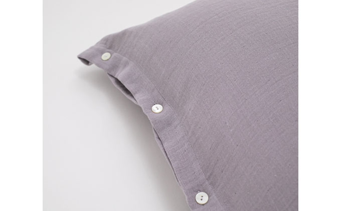 PGガーゼ 布団カバー 枕カバー セット 綾織 淡紫 PGGAUZE ガーゼ 寝具 カバー 綿 日本製 