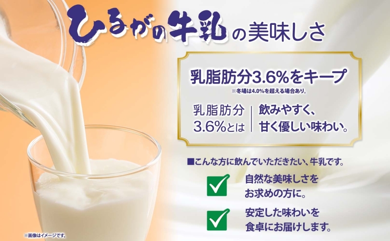 定期便 6ヵ月連続 全6回 ひるがの 牛乳 1000ml 5本セット 成分無調整 岐阜県産 生乳100％使用 種類別牛乳 産地指定 酪農家指定 ミルク 1リットル パック 送料無料 美濃酪連 岐阜県 美濃市