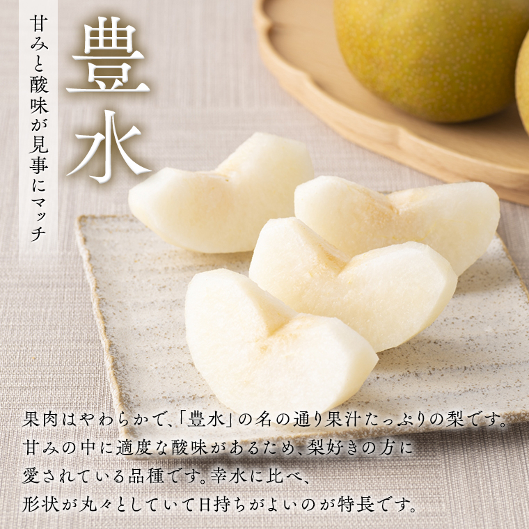 茨城県筑西市のふるさと納税 【 JA 北つくば 】 筑西ブランド 認証品 豊水 5kg 2026年産 先行予約 梨 果物 フルーツ なし ナシ 豊水梨 くだもの デザート 茨城 [AE010ci]