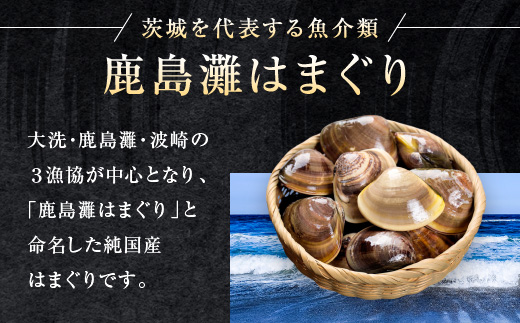 大洗産鹿島灘天然はまぐり 5kg 冷蔵 お吸い物 ハマグリ 蛤 貝 砂抜き処理 魚介類 大洗産 天然 はまぐり