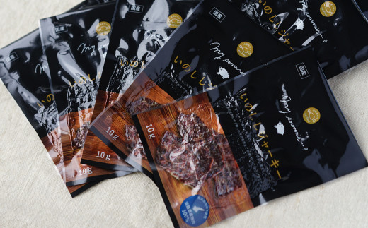 【無添加ペットフード】いのししジャーキー淡路産猪肉100％【10g×8袋】　[ドッグフード 無添加]