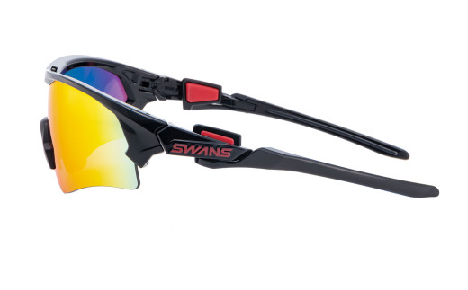 SWANS(スワンズ)スポーツサングラス　FACEONE(フェイスワン） FO-3501 BK　サングラス