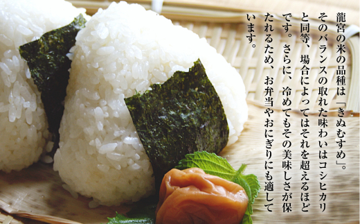 【定期便12ヶ月】龍宮の米 淡路島産 海藻肥料栽培米 5.0kg×12ヵ月　[精米  白米]