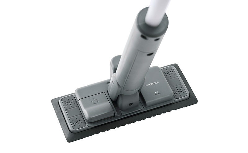 電動モップ 電動フロアワイパー SWD-A-H グレー アイリスオーヤマ 掃除 電動 フローリングワイパー ワイパー そうじ キッチン リビング 床 フロア 油汚れ 皮脂 床掃除 床拭き掃除