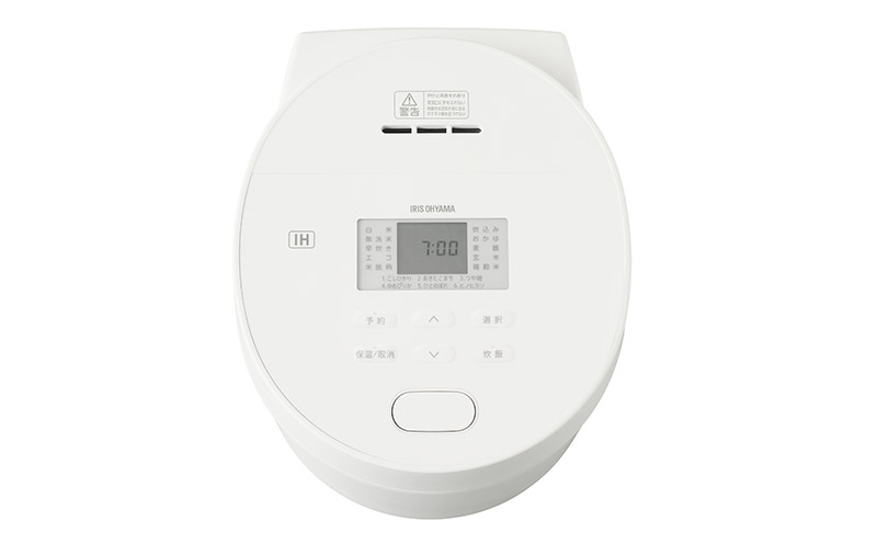炊飯器 3合 アイリスオーヤマ IHジャー RC-ISA30-W ホワイト IH炊飯器 炊飯ジャー 銘柄炊き 炊き分け 保温 キッチン用品 調理家電 食欲の秋特集 