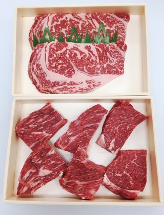 井上牧場 朝倉和牛　ステーキセット ※配送不可：離島 ロース お肉 牛肉 モモ 