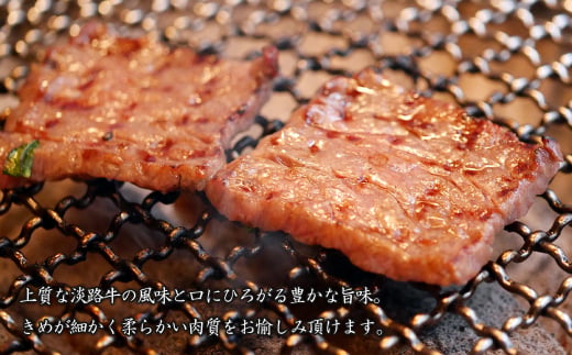 淡路牛ロース焼肉 500g（250g×2PC）　　[冷凍 霜降り 焼肉セット]