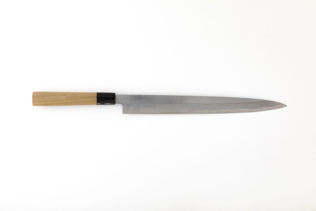 【京都 食道具竹上】 柳刃包丁 24cm （お刺身用 右利き用）食道具竹上 鋼 鋼包丁 和包丁 日本製 高級 切れる キッチン用品 キッチン やなぎばぼうちょう ナイフ 雑貨 日用品 