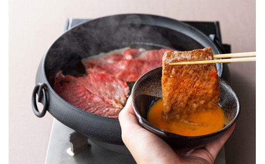 【カネ吉山本】近江牛【寿】すき焼き4種2段重【Y138W1】