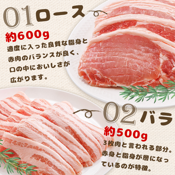 北海道中標津町のふるさと納税 【定期便：全3回】北海道中標津産 ミルキーポークおためしセット（計2.1kg）【15005】