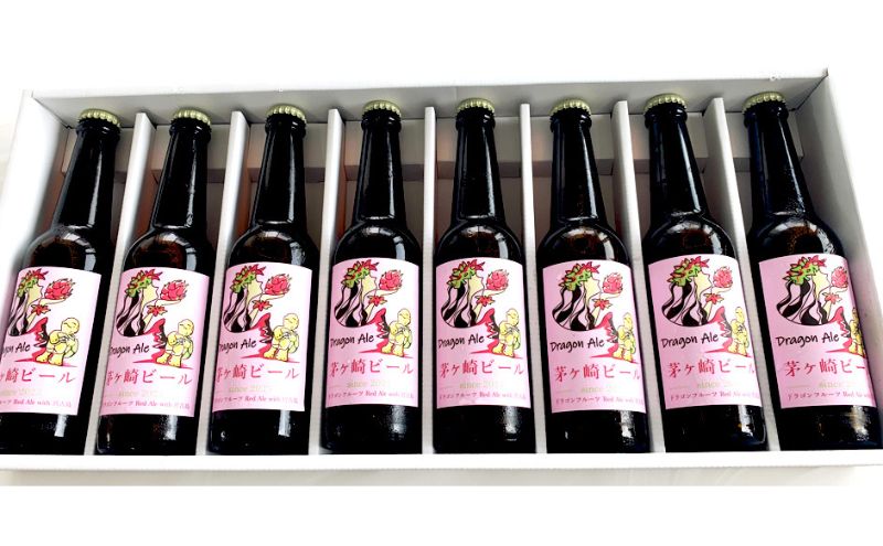 茅ヶ崎ビール (Dragon Ale) 8本セット　【お酒　ビール　クラフトビール　瓶入り　化粧箱入り】 地ビール 瓶ビール アルコール飲料 家飲み 晩酌 バーベキュー BBQ 