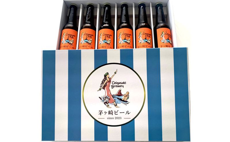 茅ヶ崎ビール (IPA) 6本セット　【お酒　ビール　クラフトビール　瓶入り　化粧箱入り】 地ビール 瓶ビール アルコール飲料 家飲み 晩酌 バーベキュー BBQ 