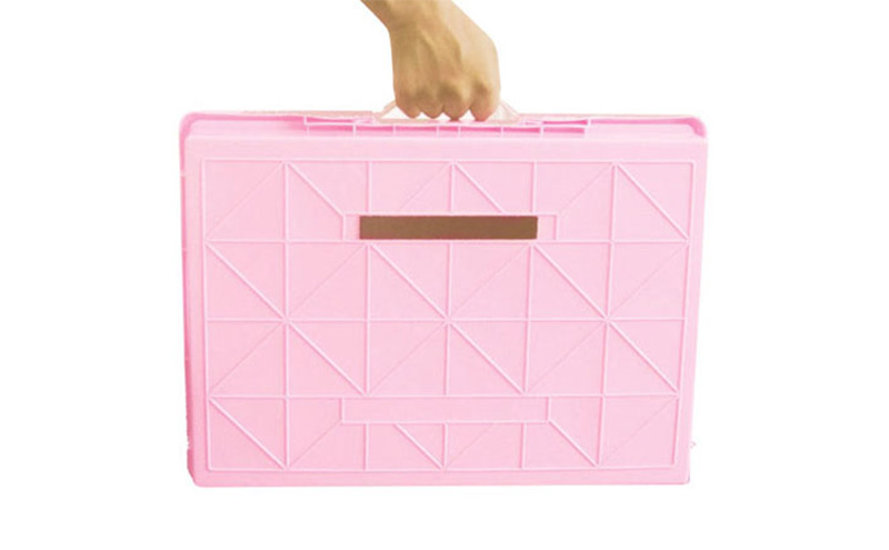 学校ひきだし（パステルブルー） 雑貨 日用品 文房具 手さげ プラスチック 