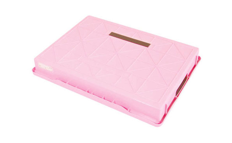 学校ひきだし（ブルー） 雑貨 日用品 文房具 手さげ プラスチック 