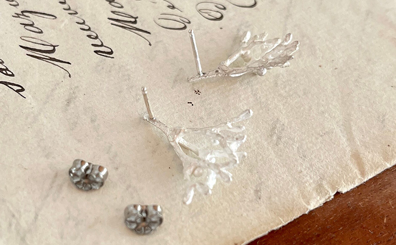 ヤドリギminiピアス（SV）/ YUKIKO MATSUI アクセサリー ファッション シンプル ギフト 