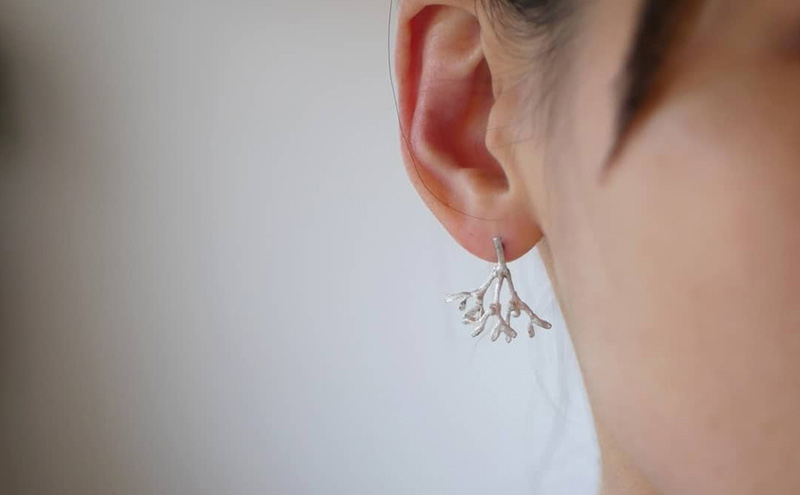 ヤドリギminiピアス（SV）/ YUKIKO MATSUI アクセサリー ファッション シンプル ギフト 