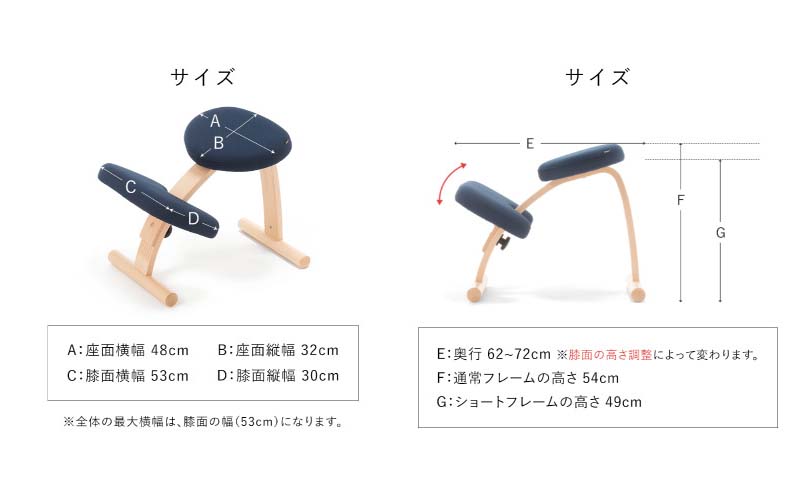 岐阜県美濃市のふるさと納税 バランス イージー(カバーなし)とイージーライティングボードMのセット デザインチェア インテリア 工芸品 背筋 イス 7段階調整