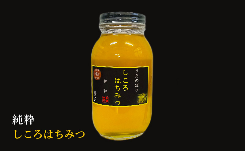 幻の蜂蜜2本　びわ蜜　しころ蜜　各1200g純粋生はちみつ　  希少＆超希少 幻の味わい うたのぼり2種のはちみつ 各1200g（アザミ・シコロ