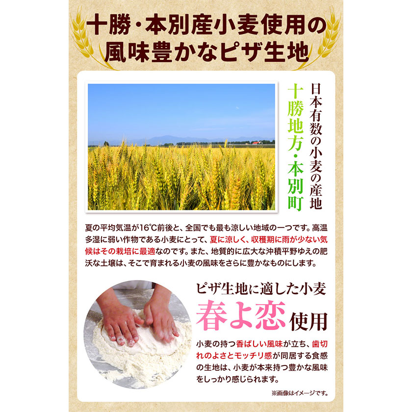北海道本別町のふるさと納税 北海道 マルゲリータ 食べ応え抜群 ピザ ご当地 4枚入り チーズ 冷凍ピザ 本別町産 小麦 トマト 使用 本格 マルゲリータ ピザ ギフト グルメ 贈り物 お取り寄せ ピッザ PIZZA pizza パン 小麦 トマトピューレ 佐勇 北海道 本別《1-5日以内に出荷予定(土日祝除く)》