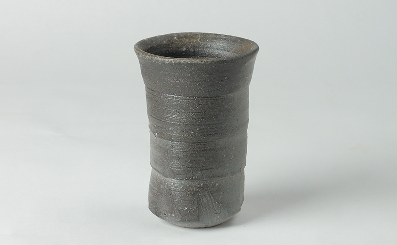 寒風須恵器 ビアマグ（作：末廣 学） 