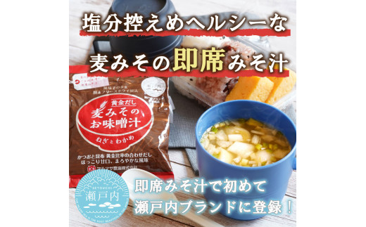 フリーズドライ 味噌 みそ 汁 25食分 麦 塩分 控えめ ヘルシー 食物繊維 たっぷり 鰹 昆布 出汁 だし 朝 ごはん 国産 老舗 加工 瀬戸内 ご当地 愛媛 愛南