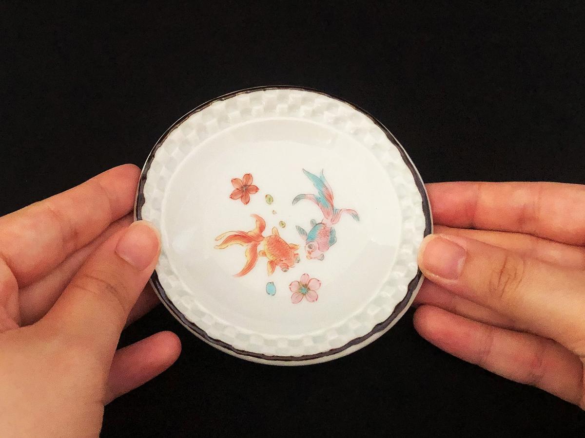 九谷焼 3.2号皿揃 金魚 （5枚セット）a01 食器 キッチン雑貨