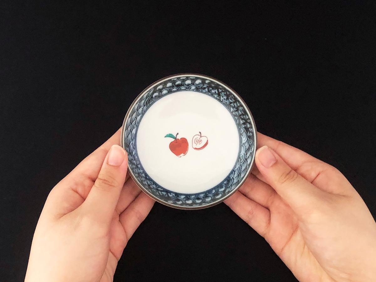 九谷焼　3.2号皿揃　くだもの（5枚セット） a01 食器 キッチン雑貨 キッチンアイテム 雑貨 小物 お皿 丸皿 食卓 テーブルコーディネート 豆皿 