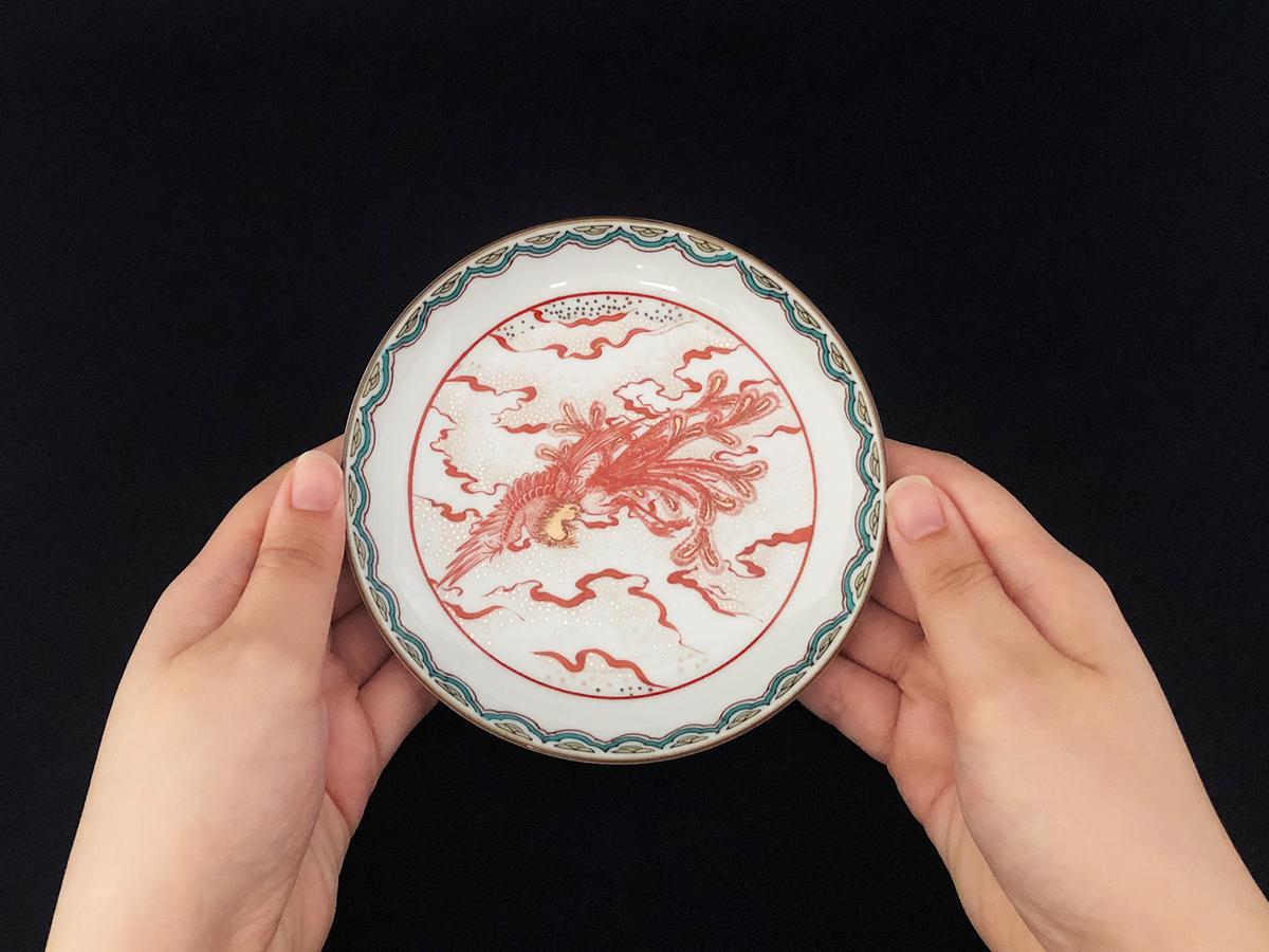 九谷焼　4.2号皿揃　時代絵 （5枚セット）a01 工芸品 