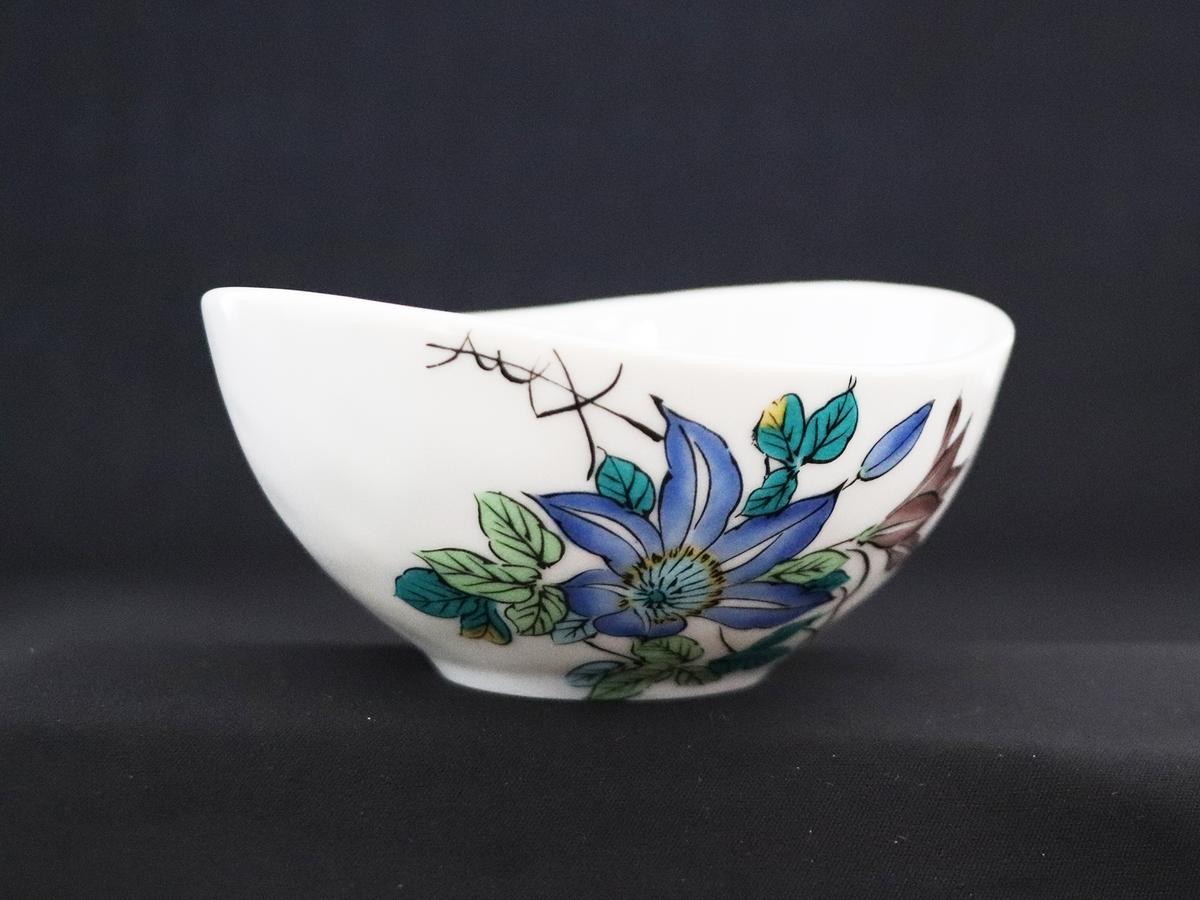 九谷焼　3.5号小鉢揃　鉄仙 （5枚セット）a01 食器 キッチン雑貨 キッチンアイテム 雑貨 小物 お皿 食卓 テーブルコーディネート 