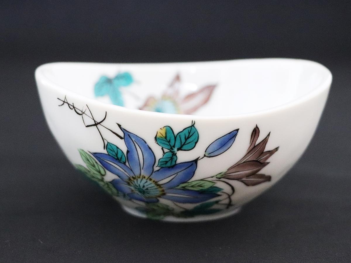 九谷焼　3.5号小鉢揃　鉄仙 （5枚セット）a01 食器 キッチン雑貨 キッチンアイテム 雑貨 小物 お皿 食卓 テーブルコーディネート 