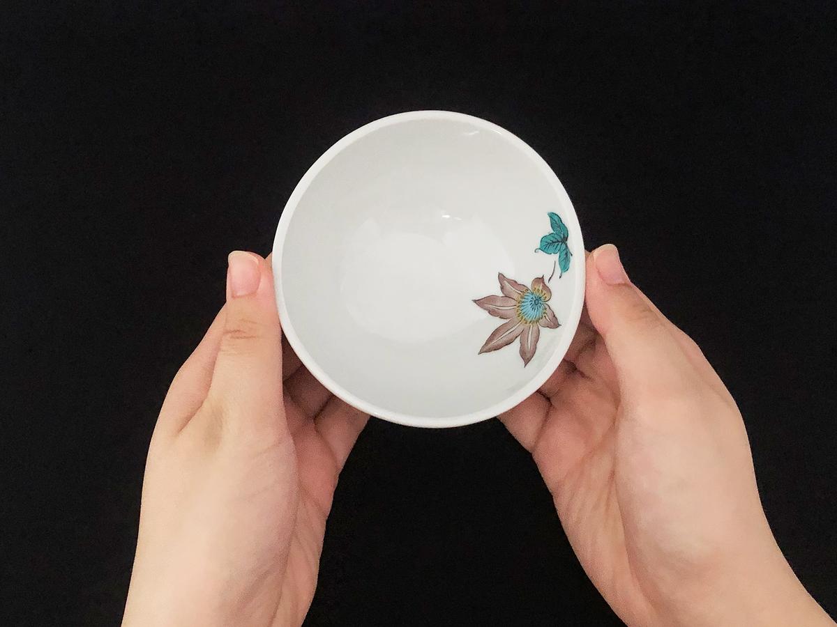 九谷焼　3.5号小鉢揃　鉄仙 （5枚セット）a01 食器 キッチン雑貨 キッチンアイテム 雑貨 小物 お皿 食卓 テーブルコーディネート 