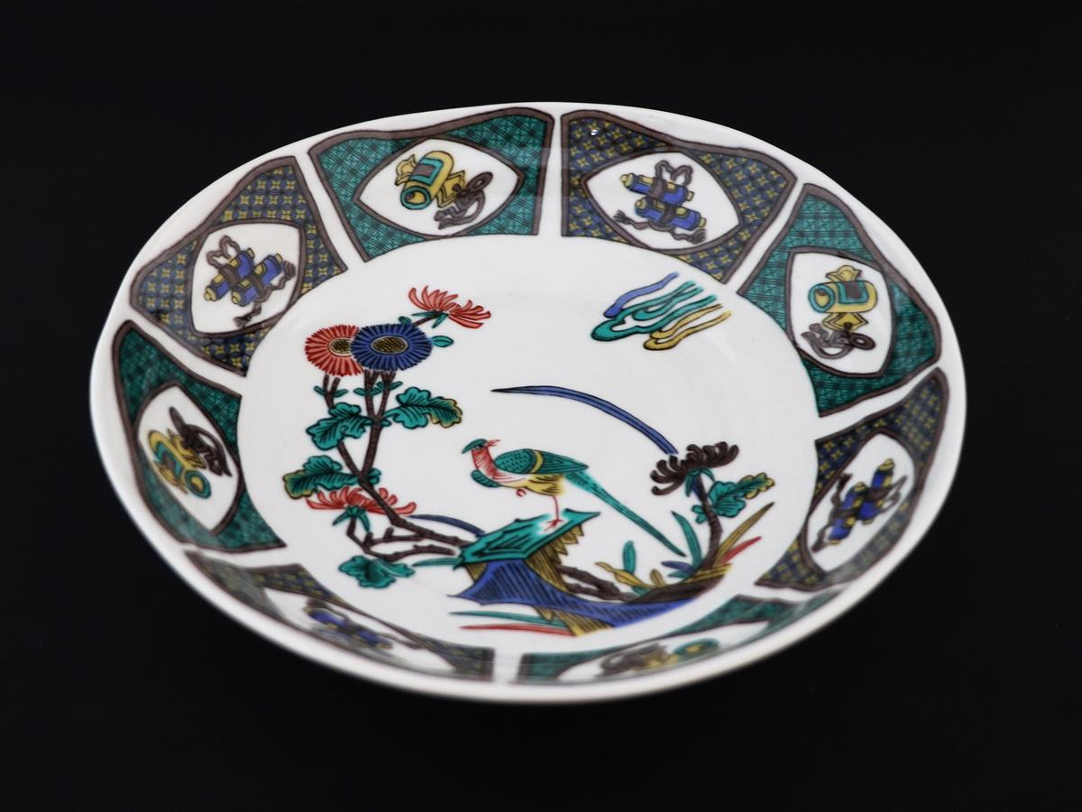 九谷焼　 7号鉢　古九谷花鳥　a01 食器 キッチン雑貨 キッチンアイテム 雑貨 お皿 食卓 テーブルコーディネート 盛り付け 