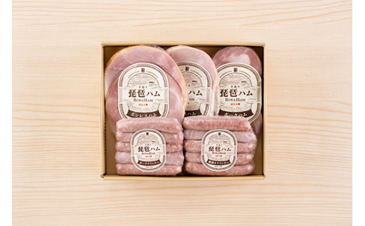 【カネ吉山本】琵琶ハムギフト5種詰め合わせ【Y141W】