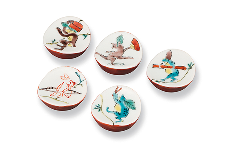箸置　鳥獣戯画 民芸品 工芸品 雑貨 小物 小鉢 キッチン雑貨 キッチン用品 