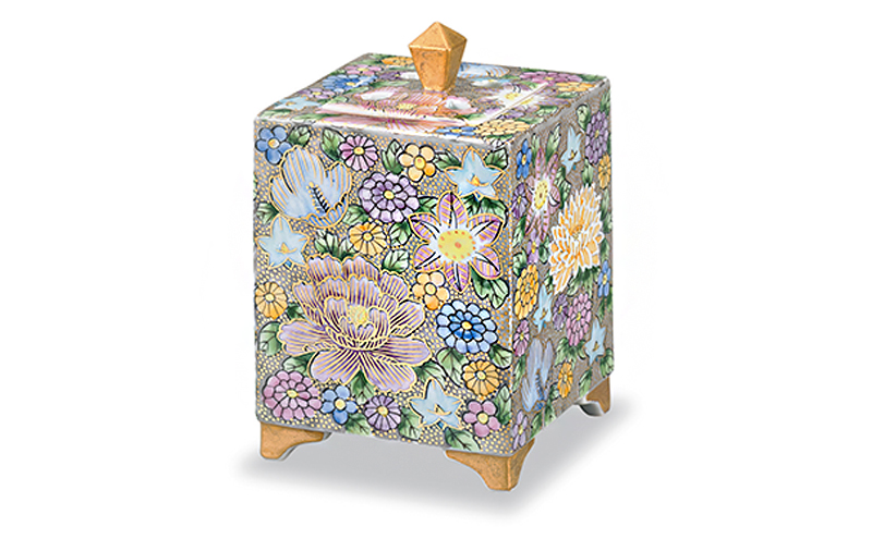 4号香炉　花詰　大志窯 民芸品 工芸品 雑貨 日用品 インテリア 香り 小物 