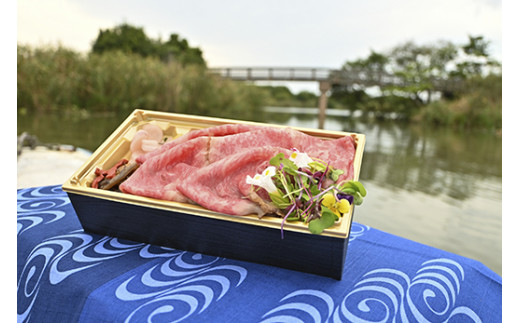 【ふるさと納税限定ツアー】水郷の街で非日常体験、湖上で味わう厳選近江牛【EJ003W】