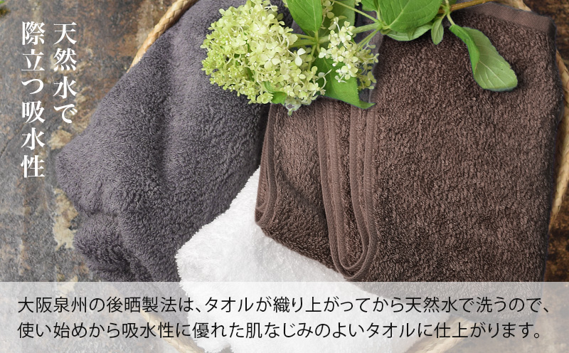 大阪府泉佐野市のふるさと納税 ヒオリエ 上質ホテルタオル バスタオル 2枚 チャコールグレー【タオル 泉州タオル 吸水 普段使い 無地 シンプル 日用品 ふわふわ ふかふか 家族 泉州タオル 一人暮らし】 099H1896