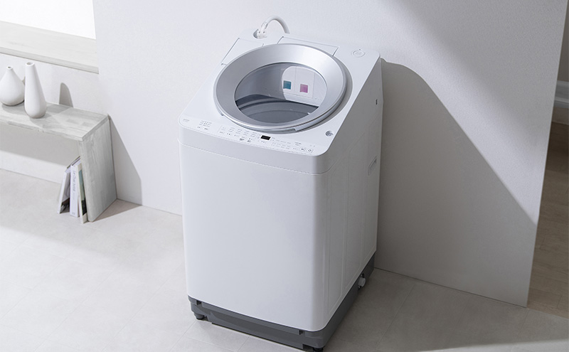 洗濯機 全自動 10kg 2連タンク ITW-100A01-W OSH オッシュ