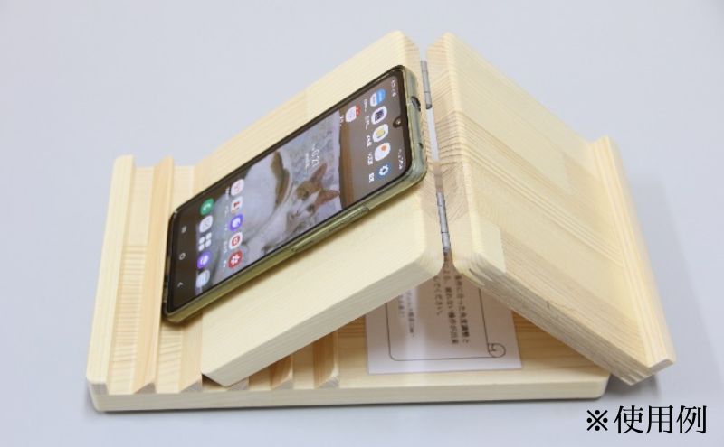 free stand 手作り 雑貨 日用品 工芸品 木 ぬくもり 静電気防止 角度調整 安定 バランス 疲れない 操作 スマホ タブレット 携帯 