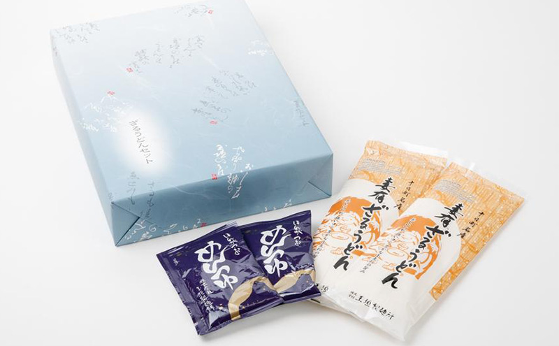 【新潟県十日町市】ざるうどんセット 麺類 乾麺 めんつゆ