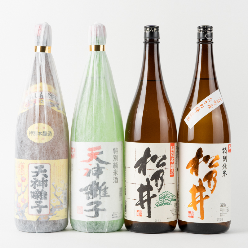 【新潟県十日町市】十日町の地酒【松乃井】【天神囃子】1升瓶4本セット お酒 日本酒 純米吟醸酒 本醸造酒