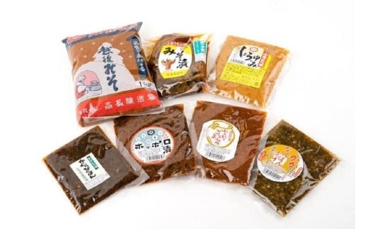 十日町の味噌蔵高長醸造場人気の品7品セット 漬物 みそ 味噌漬け 